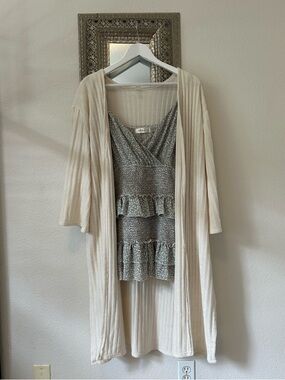 Mahina Hawai’i Ribbed Duster Cardigan